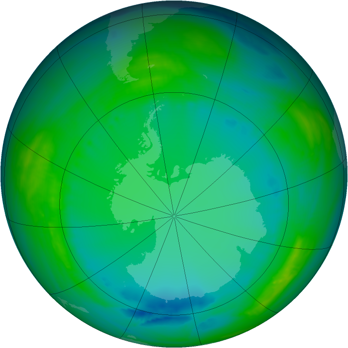 Ozone Map 2007-07-26